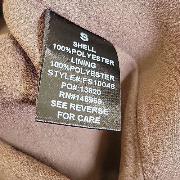 DRESS FORUM Brown and Orange Floral Maxi Skirt Size Small - Picture 9 of 10